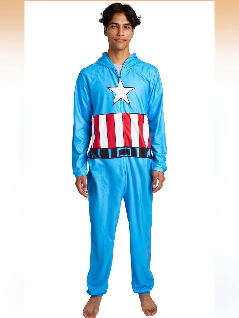 Bioworld Adult Long Sleeve Hooded Cosplay Costume Union Suit new 🆕